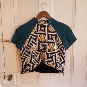 Amanda Valentine Surplus Structured Crop Top